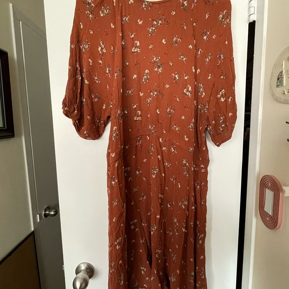 DAGG & STACEY Floral Rust Dress